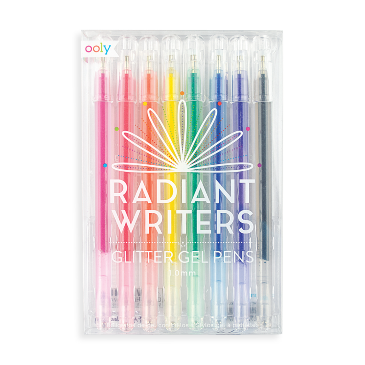 Radiant Writers Glitter Gel Pens - Set of 8