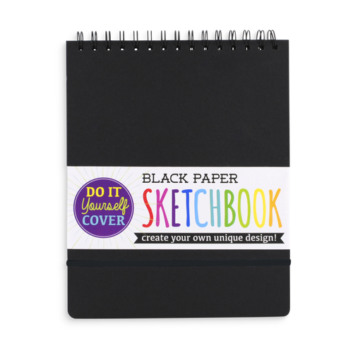 DIY Black Paper Sketchbook