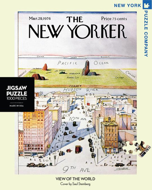 View of the World - 1000 pieces - New Yorker