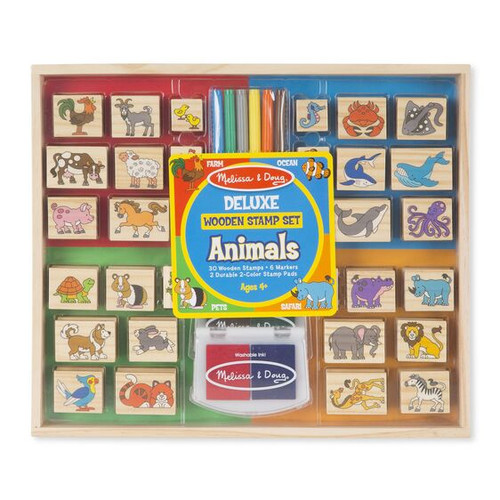 Wooden ABC Activity Stamp Set by Melissa & Doug