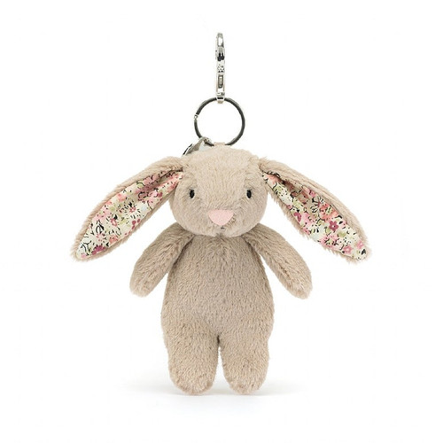 Blossom Beige Bunny Bag Charm - JELLYCAT