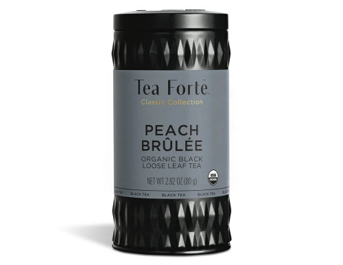 LOOSE LEAF TEA CANISTERS PEACH BRULEE - TEA FORTE