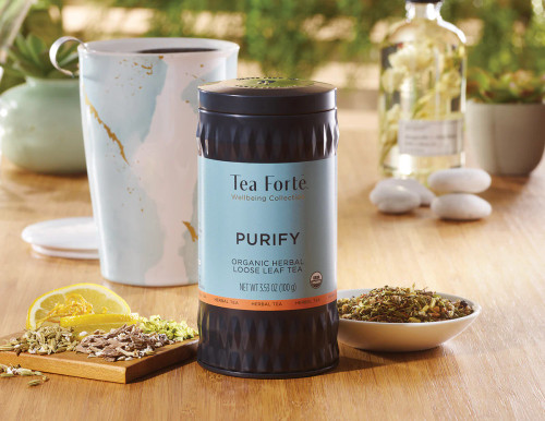 LOOSE LEAF TEA CANISTERS PURIFY - TEA FORTE