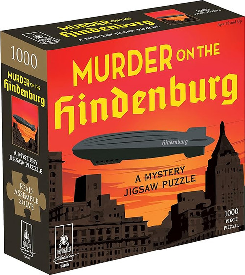 Classic Mystery Jigsaw Puzzle - Murder On the Hindenburg - 1000 pieces