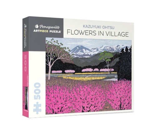 Kazuyuki Ohtsu: Flowers in Village 500-piece Jigsaw Puzzle