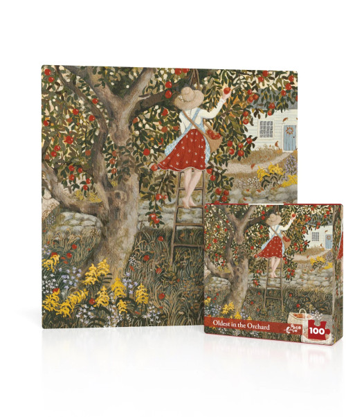 Oldest in the Orchard Mini 100 Piece Mini Puzzle