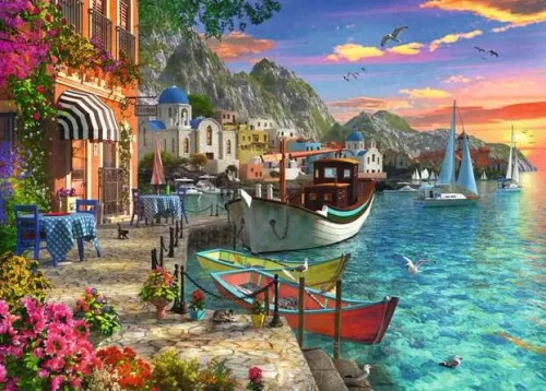Adult puzzle 1000 pieces - Grandiose Greece