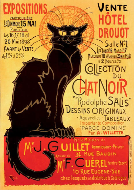 Chat Noir Vintage Poster 1000 Pieces Where D You Get That Inc