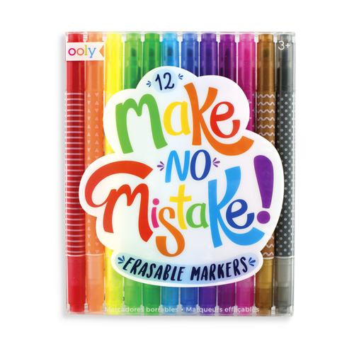 Un-Mistake-Ables! Erasable Colored Pencils – KangaToys