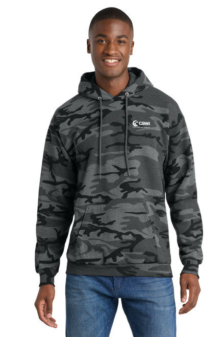 Port & Company® Core Fleece Camo Pullover Hooded Sweatshirt