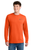 Port & Co™ Long Sleeve Core Blend Tee - Safety Orange (ADMIN)