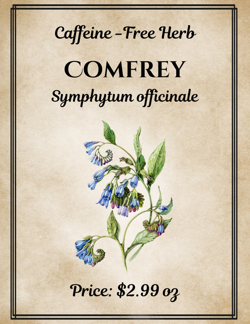 Organic Comfrey Leaf, Loose Herb, 2oz
