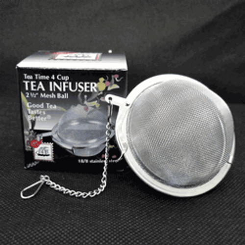 Teaball Mesh Infuser, Large size 2.5" or 6.5cm - holds up to 6 tsp tea, great for Herbs