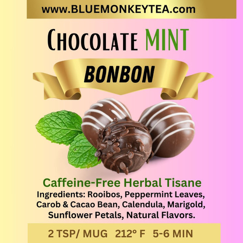 Chocolate Mint Bonbon, Loose Leaf Herbal Tea