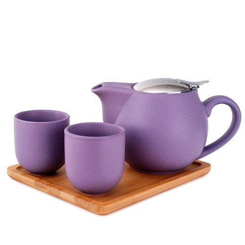 Contempo Tea Set - Lavender 4pc