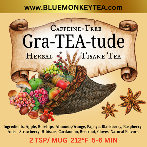 GraTEAtude Tea - Fruit and Herbal Loose Leaf Tea - Seasonal Thanksgiving GraTEAtude Tea - Fruit and Herbal Loose Leaf Tea - Seasonal Thanksgiving