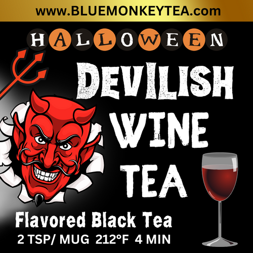 Devilish Wine, Black loose-leaf tea - Seasonal Halloween