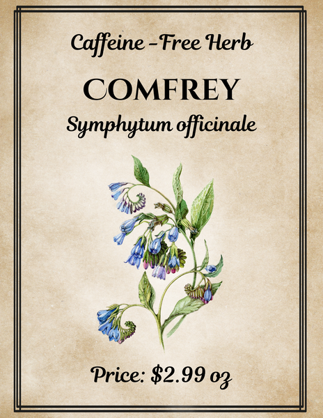 Organic Comfrey Leaf, Loose Herb, 2oz