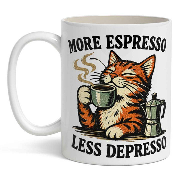 More Espresso, Less Despresso, Mug, 11oz