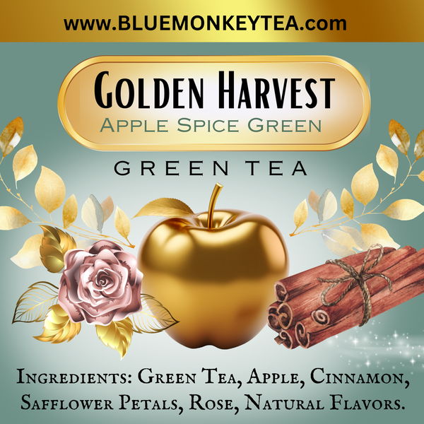 Golden Harvest, Green Loose Leaf Tea - Seasonal Fall