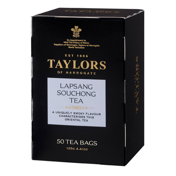 Taylors of Harrogate: LAPSANG SOUCHONG TEA- 50 tea bags - out of stock