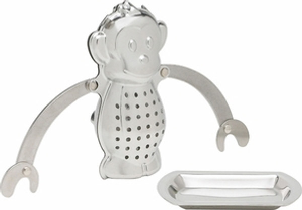 Tea Infuser Monkey Hanging Stainless Steel