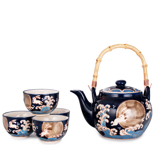 Mystic Bunny Tea Set 5 pc