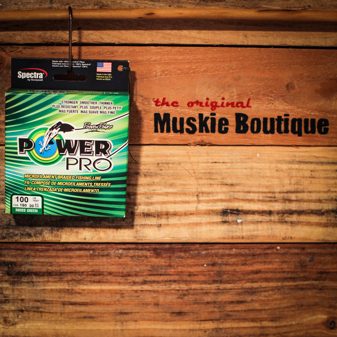 Power Pro - 100# - Moss Green - Muskie Boutique