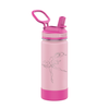 Takeya 16 oz Actives Kids Water Bottle w/ Straw Lid - Blush/ SuperPink
