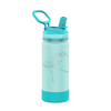 Takeya 16 oz Actives Kids Water Bottle w/ Straw Lid - Surfer/ Lagoon