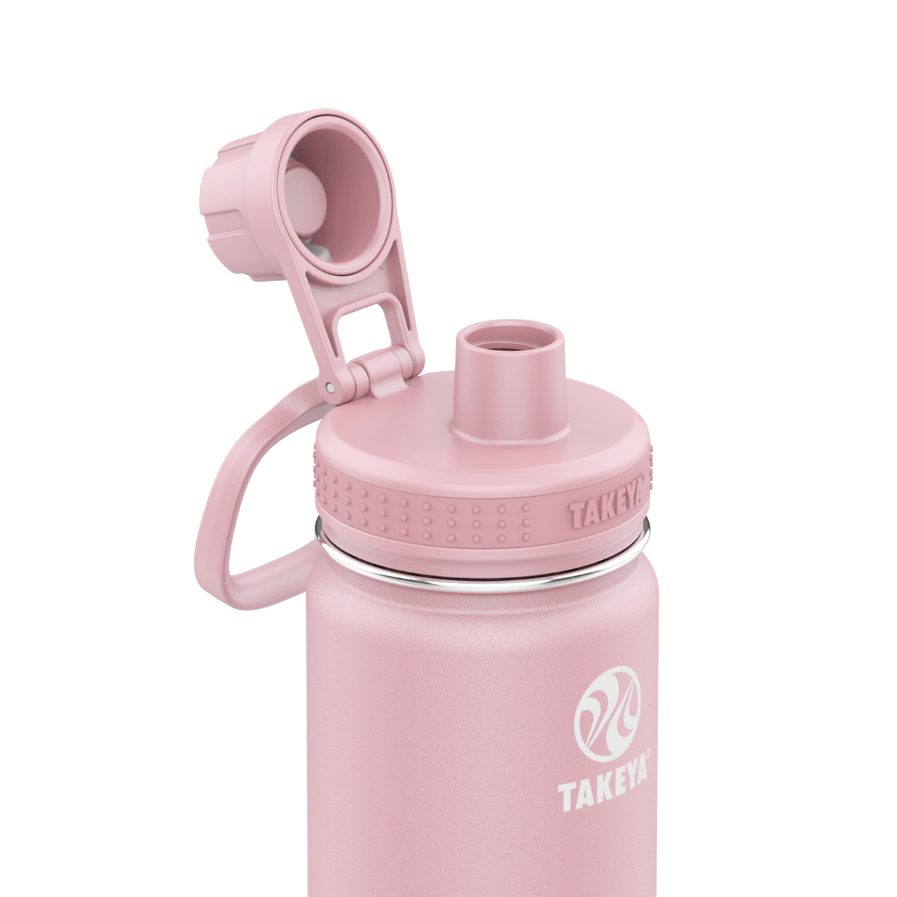 Takeya Actives Stainless Steel Water Bottle w/Straw lid, 24oz Lilac 
