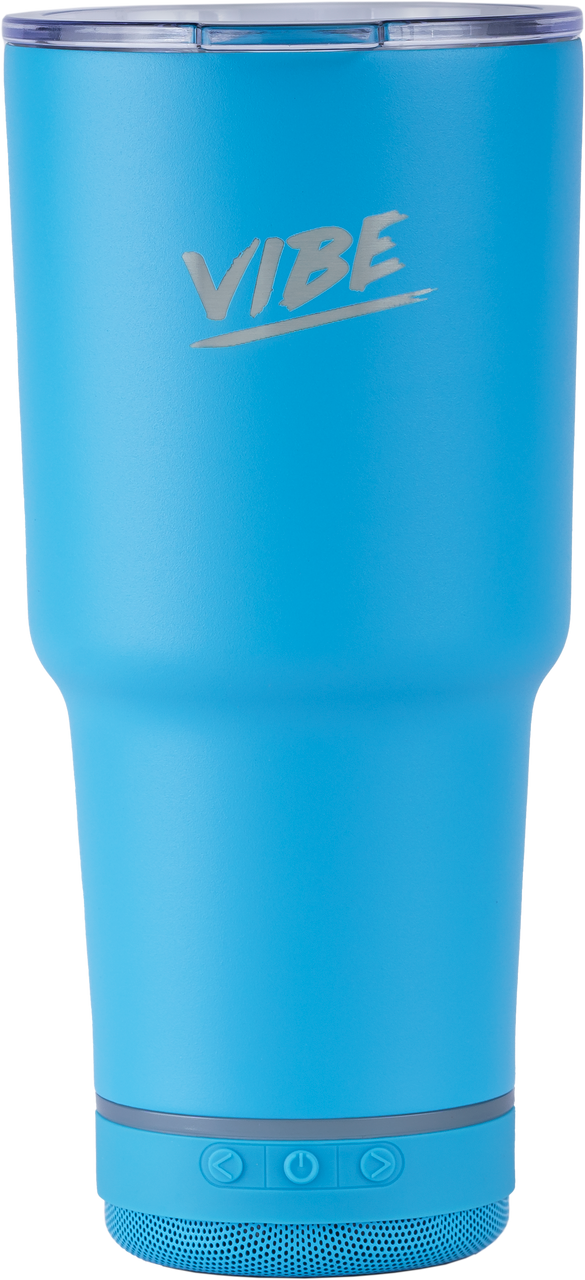 Vibe 28oz - Tumbler with Speaker - Water Blue