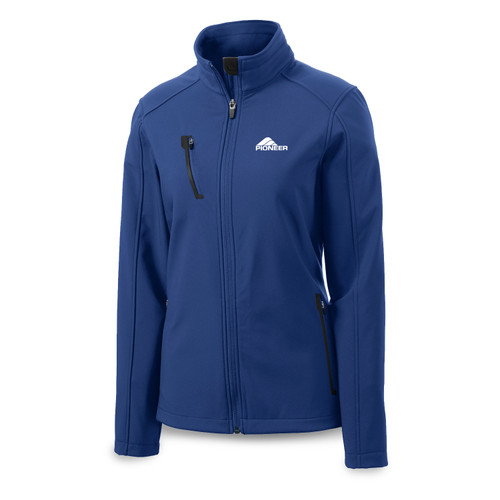 Pioneer Ladies Uniform Soft Shell Jacket - Blue