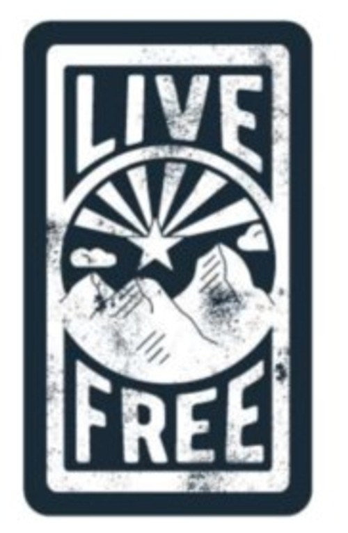 AZ Live Free Sticker