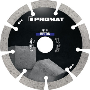 Diamanttrennscheibe BETON D.125mm B.22,23mm Seg.-B.33,8mm Diamanttrennscheibe BETON D.125mm B.22,23mm Seg.-B.33,8mm