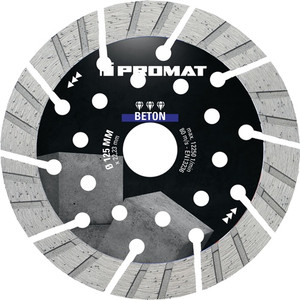 Diamanttrennscheibe BETON PRO D.125mm Bohr.22,23mm Seg.-S.2,4mm Diamanttrennscheibe BETON PRO D.125mm Bohr.22,23mm Seg.-S.2,4mm