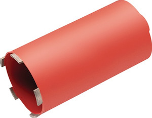 Diamantbohrkrone NASS D.132mm L.530mm 1-tlg.Sgmt-Anz.8 1 1/4 Zoll PROMAT