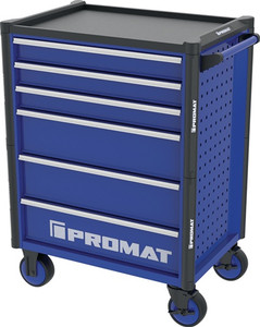Wkz.wagen TREND 2.0 B745xT475xH950mm 300kg 6 Schubl.unbestückt Stahlbl.PROMAT
