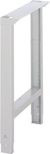 Werkbankfuß BK 650 verstellb.H750-1100xB70/120mm lichtgrau PROMAT