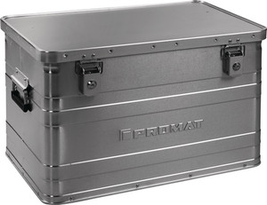 Aluminiumbox L595xB390xH380mm 70l m.Klappverschluss u.Zylinderschl.PROMAT Aluminiumbox L595xB390xH380mm 70l m.Klappverschluss u.Zylinderschl.PROMAT