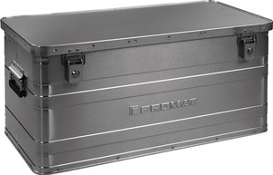 Aluminiumbox L780xB380xH380mm 90l m.Klappverschluss u.Zylinderschl.PROMAT Aluminiumbox L780xB380xH380mm 90l m.Klappverschluss u.Zylinderschl.PROMAT