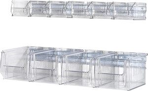 Wandsch.H75xB602xT180mm STA verz.m.Sichtlagerk.6xMK5 transp.PROMAT