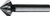Kegelsenker DIN 335C 90Grad D.6mm HSS Z.3 PROMAT