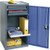 Werkzeug-/Beistellschrank H1000xB500xT500mm 2Schubl.,1Bd.anthrazit/blau,NCS