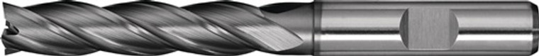 Schaftfräser DIN 844 TypN D.12mm Einsatz-L.63mm HSS-Co8 TiCN Weldon Schaftfräser DIN 844 TypN D.12mm Einsatz-L.63mm HSS-Co8 TiCN Weldon