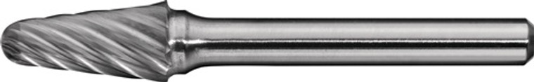Frässtift KEL INOX D.10mm Kopf-L.20mm Schaft-D.6mm HM Verz.Normal,fein PROMAT