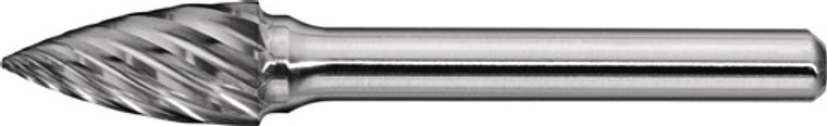 Frässtift SPG INOX D.8mm Kopf-L.20mm Schaft-D.6mm HM Verz.Normal,fein PROMAT