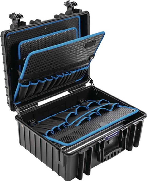 Werkzeugkoffer B512xT216xH418mm Einst.fächer 29,3l PP PROMAT