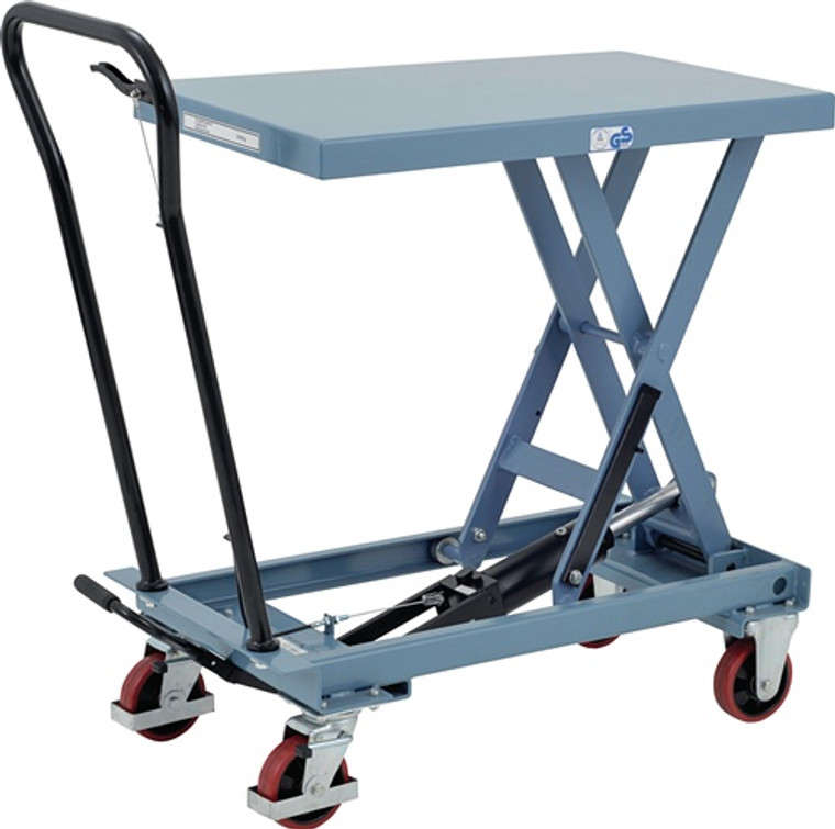 Scherenhubtischwagen Trgf.300kg Hubber.285-880mm fusshydraulisch PROMAT Scherenhubtischwagen Trgf.300kg Hubber.285-880mm fusshydraulisch PROMAT