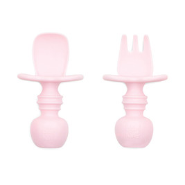 Bumkins Silicone Chewtensils - Pink